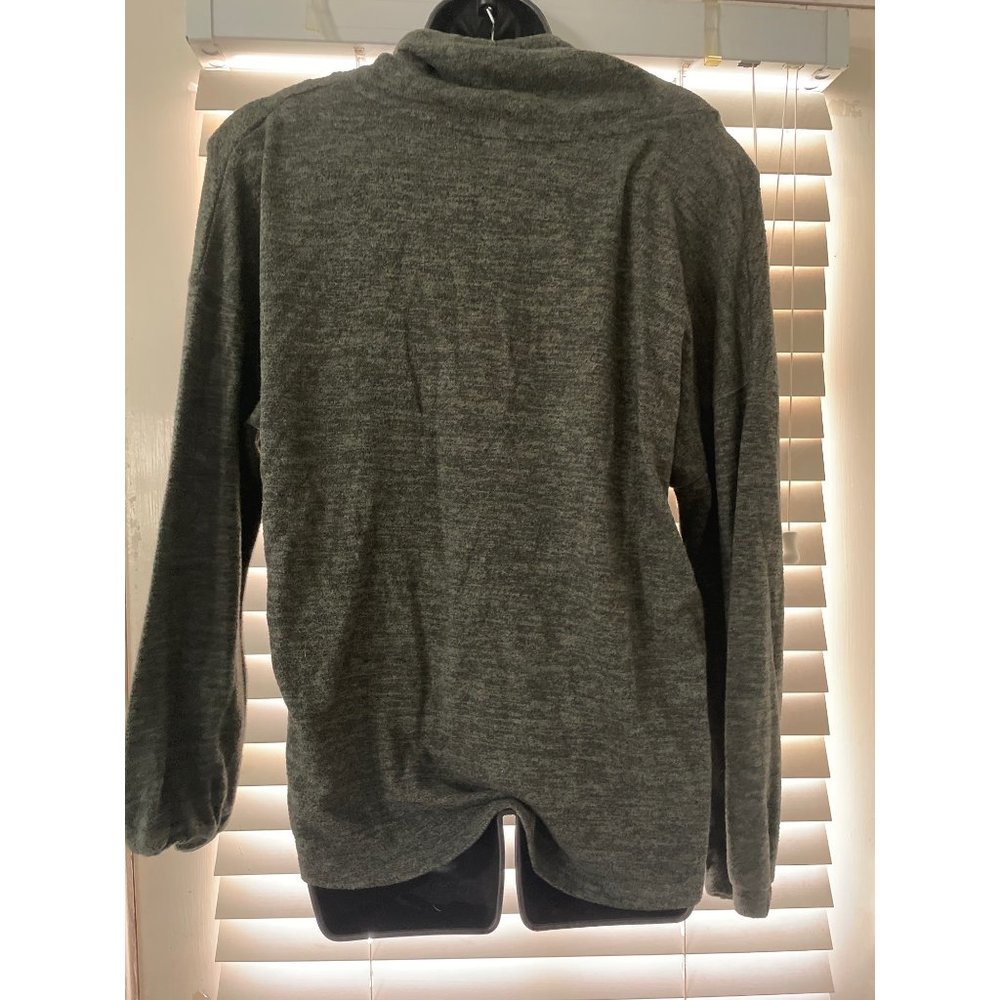Tahari Olive Green Cowell Neck S Sweater - Picture 3 of 4